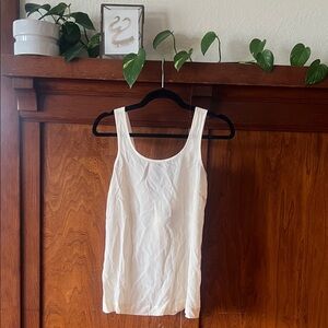 NWT Madewell Classic Silk Tie Back Tank Top
